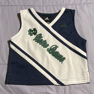 Like New Kids Notre Dame Cheerleader Top